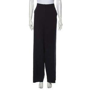 GIORGIO ARMANI | navy wide leg pants